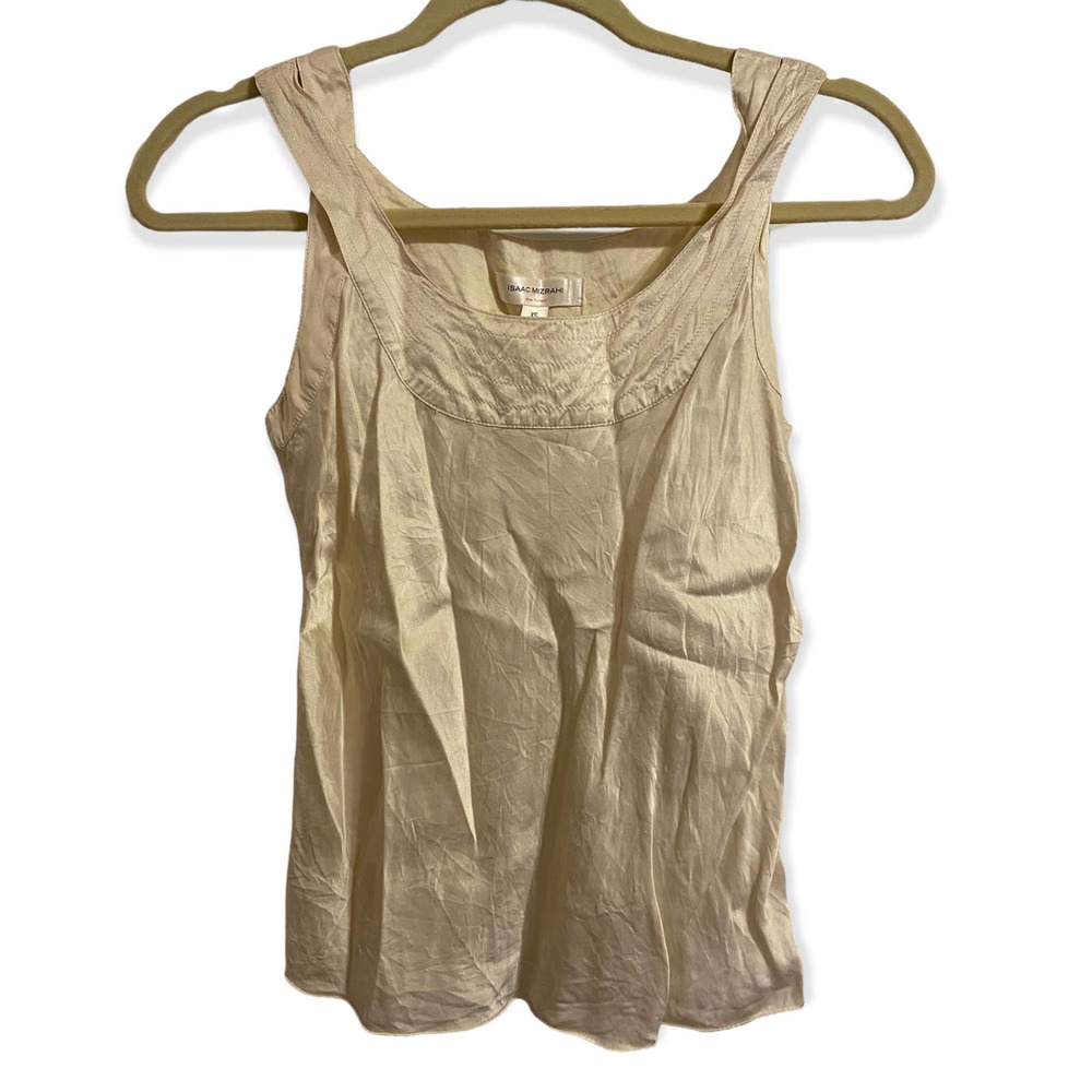 Isaac Mizrahi for Target Cream Sleeveless Camisole Blouse Size XSmall